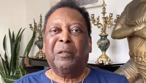 Pele per 82-ąjį savo gimtadienį 2022 metų spalį