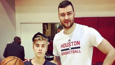 Justinas Bieberis ir Donatas Motiejūnas