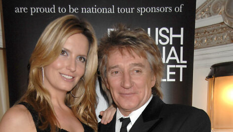 Rod Stewart su žmona Penny Lancaster