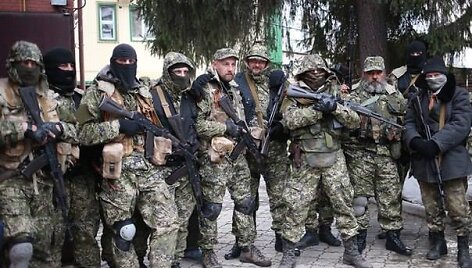 &bdquo;Žali žmogeliukai&ldquo; Rytų Ukrainoje