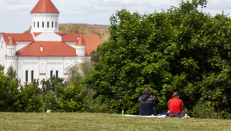 Saulėta Tėvo dienos popietė Vilniuje