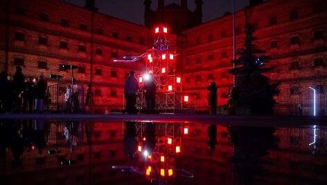 Buvusiame Luki&scaron;kių kalėjime atidarytas Alternatyvus kalėdinis kiemas