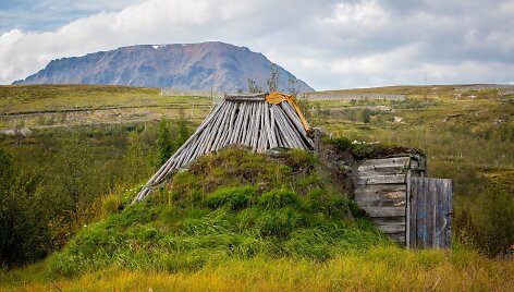 Apleistos samių trobelės Norvegijoje