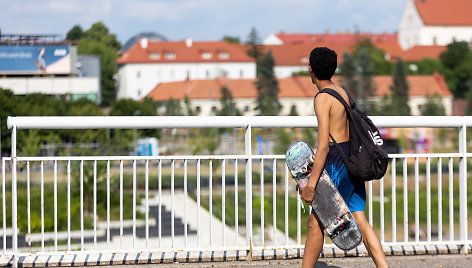 Viena karščiausių šios vasaros popiečių Vilniuje