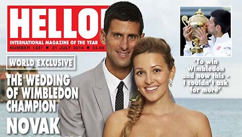 Novakas Džokovičius ir Jelena Ristič