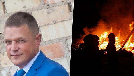 Andrius Tamo&scaron;auskas, rizikuodamas savo gyvybe, i&scaron;gelbėjo i&scaron; degančio namo nevaik&scaron;čiojančią moterį.