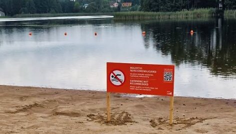 Trijuose Vilniaus paplūdimiuose užfiksuota tar&scaron;a