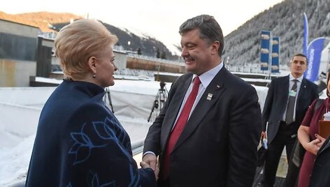 Dalia Grybauskaitė ir Petro Poro&scaron;enka