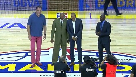 Arvydas Sabonis buvo pagerbtas Madride