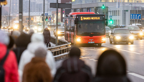 Vilniuje – viešojo transporto vairuotojų streikas