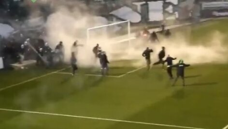 Graikijos mačas tarp &bdquo;Olympiakos&ldquo; ir &bdquo;Panathinaikos&ldquo; visada sulaukia sirgalių pykčio protrūkių