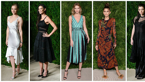 Amanda Seyfried, Demi Moore, Karlie Kloss, Zendaya ir Lorde