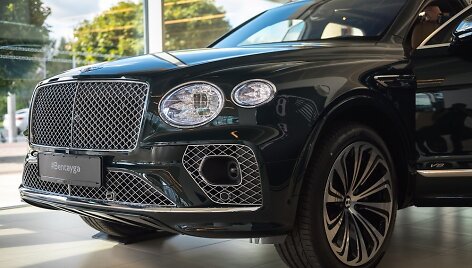 Atnaujinto &bdquo;Bentley Bentayga&ldquo; pristatymas Vilniuje 