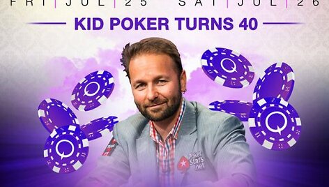 Danielio Negreanu gimtadienio plakatas