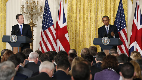 Davidas Cameronas ir Barackas Obama 