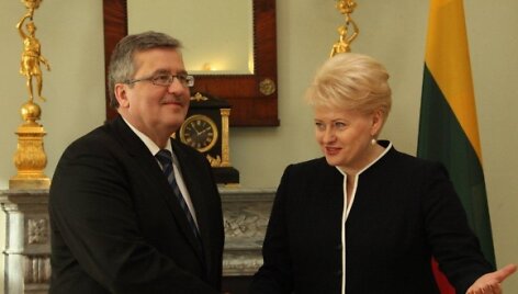 Dalia Grybauskaitė ir Bronislavas Komorovskis