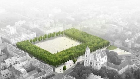 Luki&scaron;kių aik&scaron;tės sutvarkymo idėjos projektas