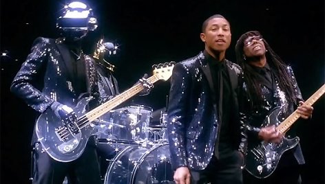 „Daft Punk“, Pharrellis ir Nile'as Rodgersas