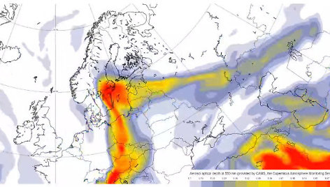 Į Lietuvą atkeliauja dulkės iš Sacharos. 