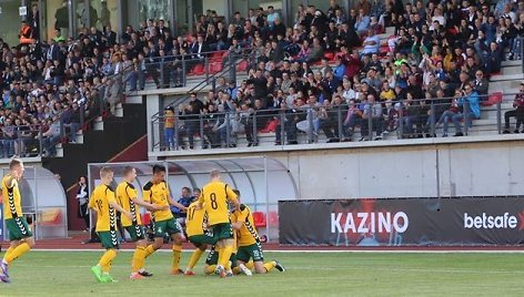 Lietuvos U-21 rinktinės triumfas