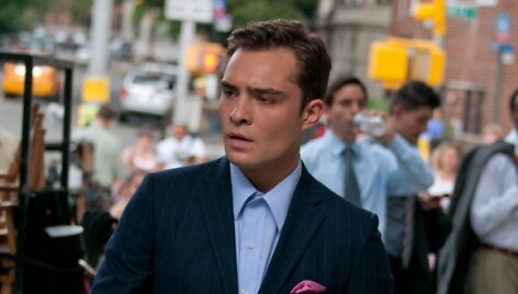 Edas Westwickas serialo &bdquo;Gossip Girl&ldquo; filmavimo aik&scaron;telėje