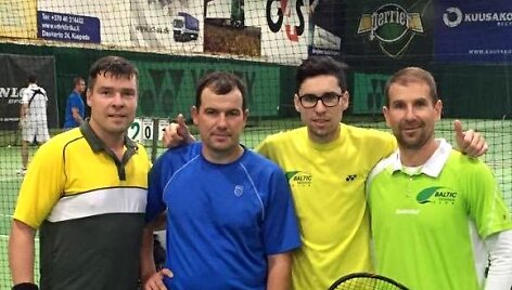 Vakarų Lietuvos ir Kaliningrado teniso klubų A lygos turnyro akimirka