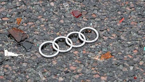 Audi, avarija