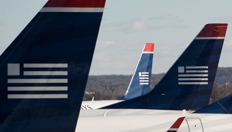 US AIRWAYS lėktuvai