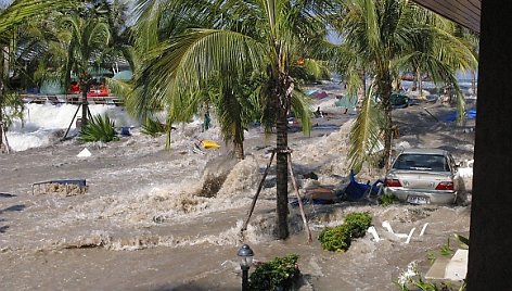 2004-aisiais cunamis Pietryčių Azijoje pražudė dešimtis tūkstančių žmonių.