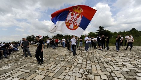 Serbai paminėjo Kosovo mūšio metines.