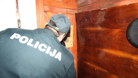 Policijos operacija tabore