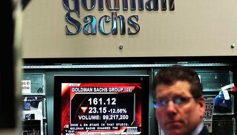 „Goldman Sachs“ apkaltintas sukčiavimu Jungtinėse Valstijose