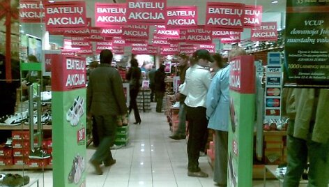 Parduotuvėje
