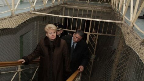 Dalia Grybauskaitė lankėsi Luki&scaron;kių kalėjime