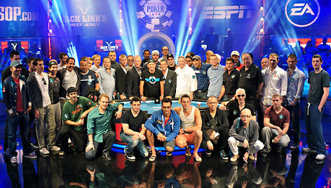 WSOP milijono dolerių įpirkos turnyro žaidėjai