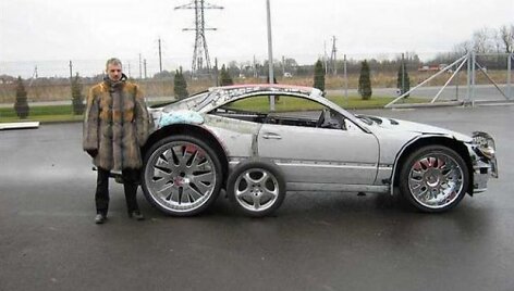 Perdarytas senas Merdedes Benz CLK