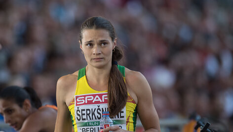 Agnė &Scaron;erk&scaron;nienė Europos čempionato finale