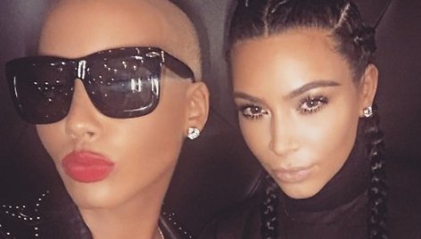 Amber Rose ir Kim Kardashian