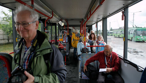 Ekskursija troleibusų parke