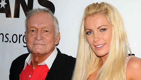 Hugh Hefneris ir Crystal Harris