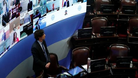 Argentino parlamento nuotolinis posėdis