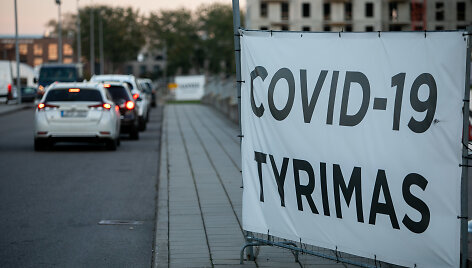 Mobilusis Covid-19 testavimo punktas Vilniuje