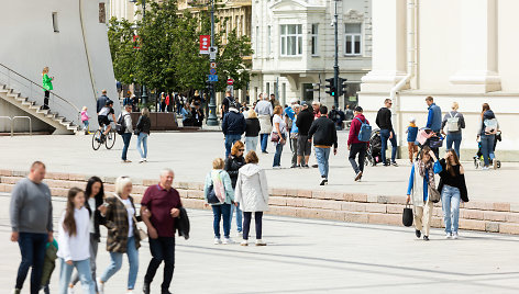 Saulėta Tėvo dienos popietė Vilniuje