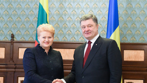 Dalia Grybauskaitė ir Petro Porošenka