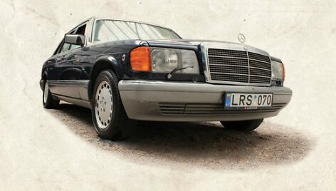V.Landsbergį vežiojęs &scaron;arvuotas &bdquo;Mercedes&ldquo;