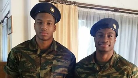 Broliai Giannis ir Thanasis Antetokounmpo