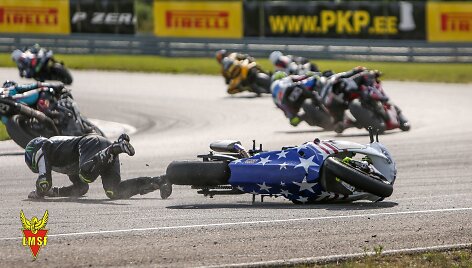  &bdquo;Liqui Moly&ldquo; Lietuvos motociklų plento čempionatas persikėlė į Estiją, Parnu trasą