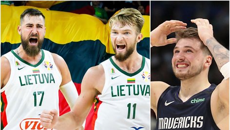 Jonas Valančiūnas, Domantas Sabonis ir Luka Dončičius – ar NBA neatims jų galimybės žaisti olimpiniame atrankos turnyre?