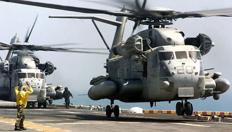 Sunkusis sraigtasparnis CH-53E „Super Stallion“