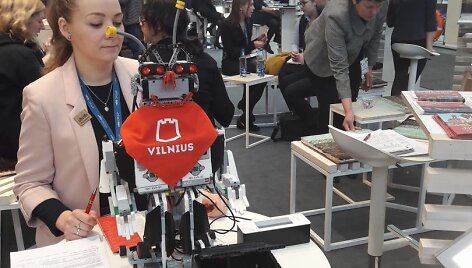 Vilniaus vaikų sukonstruotas robotas